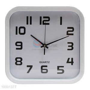 Square shaped wall <em>clock</em> with colorful border