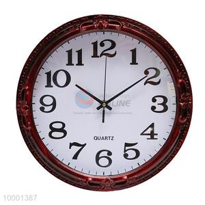 Round shaped simple wall <em>clock</em>