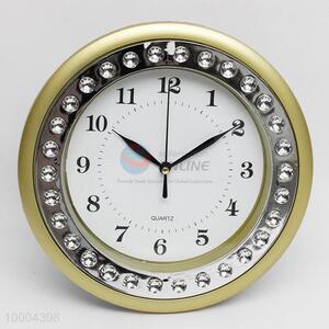 Round Golden <em>Alarm</em> <em>Clock</em> With Drill