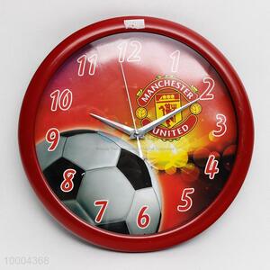 Round <em>Alarm</em> <em>Clock</em> With Football Background