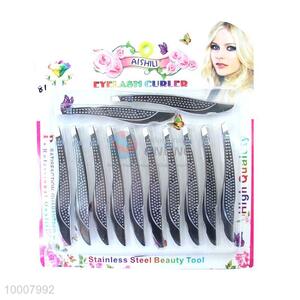 Wholesale New Style Black Eye-brow Stainless Steel Tweezer