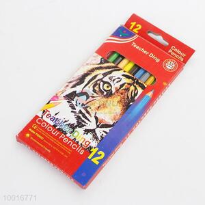 12Pieces colorful wood painting <em>pencil</em>