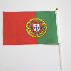 High quality 14*21cm Portugal flag/hand signal flag