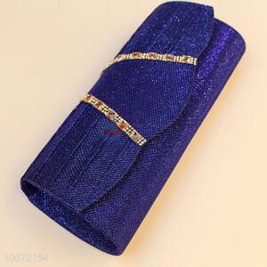 Newest design deep blue <em>women</em> evening bag lady clutch bag