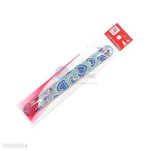 Latest Design Blue Disposable Nail File, Foam Buffer for Ladies