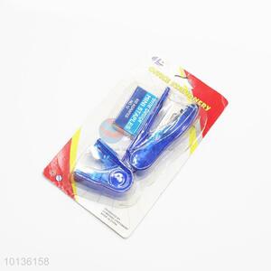 Low price useful blue stapler with staples