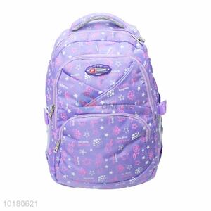 Fashion star printed terylene backpack for women