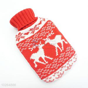 Winter Warm Christmas Pattern <em>Hot</em> <em>Water</em> <em>Bag</em> with Woolen Cover