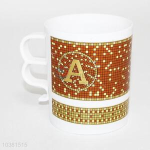 Hot sale printed plastic cup water mug