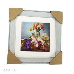 China Factory Flower Pattern Hanging Painting Wall Art Home Accessory