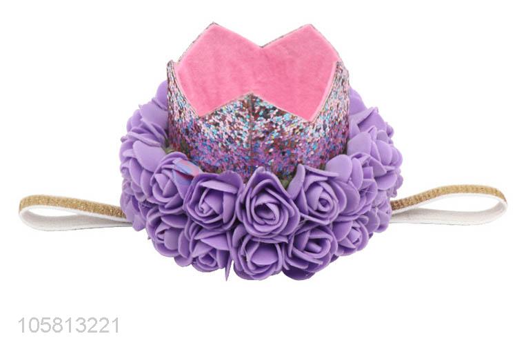 Wholesale Children Birthday Party Decorative Crown Head Band