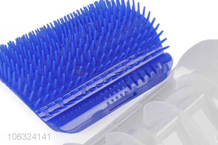 New Cat Massage Device Corner Self Groomer Comb Toy With Catnip