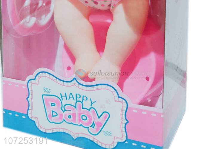 Direct Price Chidrens Gift Vinyl Baby Doll Play House Toy Set