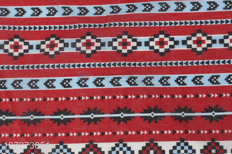 China supplier multi-use cotton square scarf customized square bandana