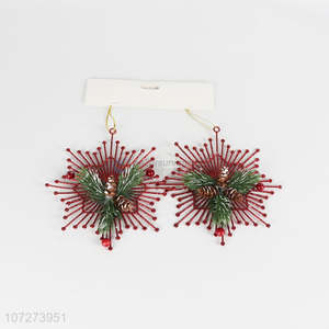 Latest design Christmas decoration hanging snowflake pendant