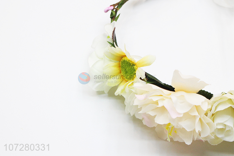New Hair Wreaths Flower Crown Headband Wedding Festival Party Headpieces