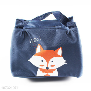 Wholesale Zipper Cartoon <em>Thermal</em> Insulation <em>Bag</em> Outdoor Picnic Oxford Cloth Lunch <em>Bag</em>