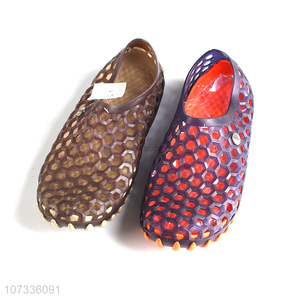 Wholesale Summer Hole <em>Shoes</em> Outdoor Beach <em>Shoes</em> Breathable Sandals For <em>Men</em>