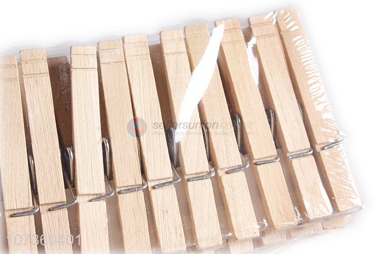 Wholesaler Factory Price Laundry Wood Clothespin Clothes Peg With Spring