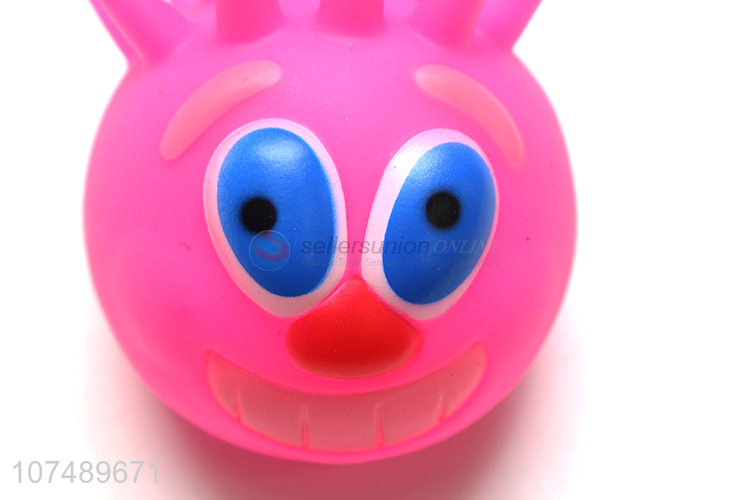 Good Sale Cartoon Squeaky Toy Ball Pet Chew Toy