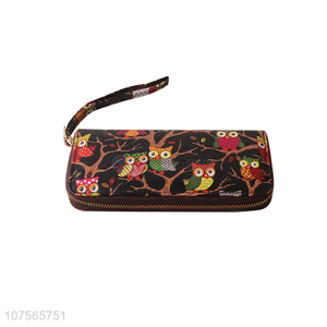 China factory newest <em>ladies</em> long wallet pu leather <em>purse</em> wallet