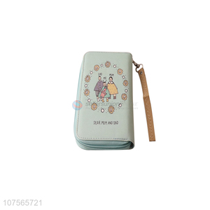 Latest arrival trendy ladies long wallets leather <em>purse</em> for <em>women</em>