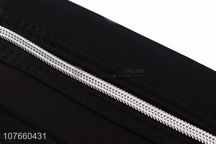 Excellent design with black and textured wash storage bag three-dimensional cosmetic bag