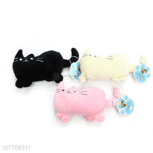 Factory supply cheap price cute cat shape pets toys