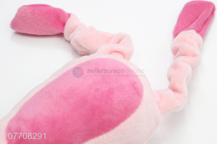Best selling pink cow shape interactive toys for pets