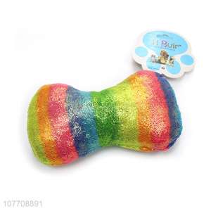New design colourful soft interactive plush chew toys
