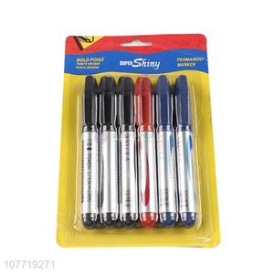 New Arrival 6 Pieces Permanent Marker Multipurpose <em>Marking</em> <em>Pen</em> Set