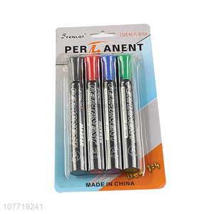Wholesale 4 Pieces Permanent Marker Fashion <em>Marking</em> <em>Pen</em> Set