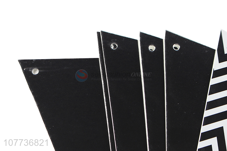 Hot selling wave pattern party banner triangle banner birthday party pennant