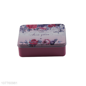 Hot selling <em>candy</em> <em>box</em> storage <em>box</em> rectangular printing tinplate <em>box</em>
