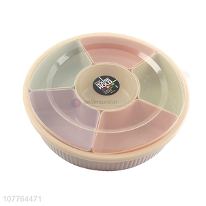 Wholesale 5 compartments dry fruit nuts <em>candy</em> storage <em>box</em> food container