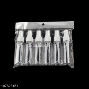 China factory travel bottle kit empty clear plastic spray bottles