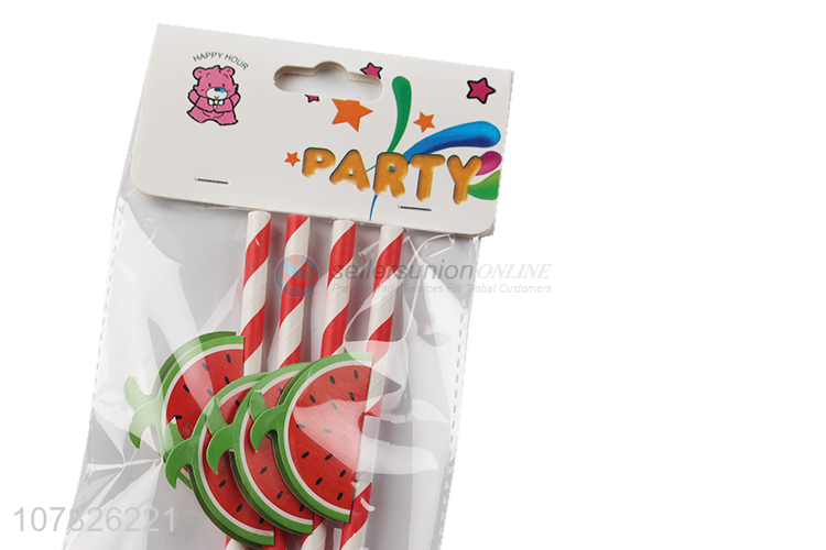 Eco-friendly cheap price paper straw for decoration