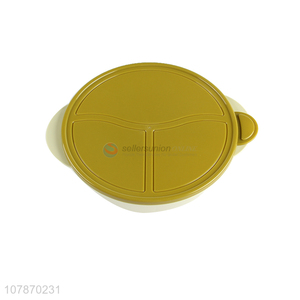 Factory price 3 compartments plastic lunch box bento box for students