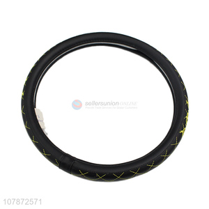 Latest <em>Car</em> Accessories Non-Slip Leather <em>Car</em> <em>Steering</em> <em>Wheel</em> <em>Cover</em>