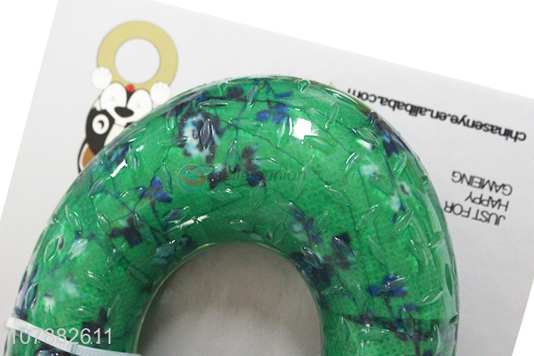 Custom Simulation Doughnut Dog Playing Toy Pet Chew Toy