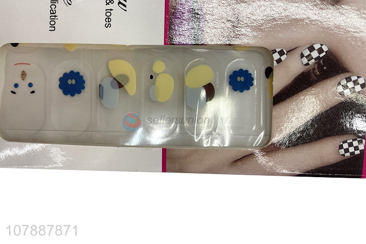 China manufacturer custom full cover nail art decals nail stickers