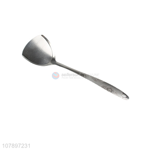 Yiwu factory silver stainless steel food-grade cooking spatula