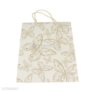 New simple butterfly paper printing packaging bag gift bag