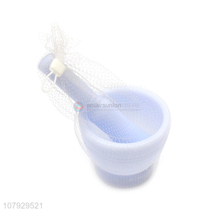 Good price purple plastic manual garlic masher kitchen tools wholesale