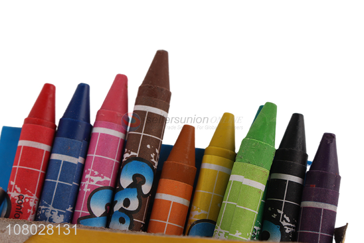 Low price 10pieces durable crayons set for school students