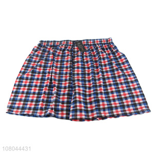 Yiwu wholesale plaid shorts home pajamas shorts for men