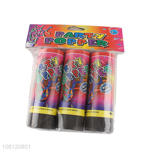 Hot selling colorful <em>party</em> confetti poppers streamer confetti shooter
