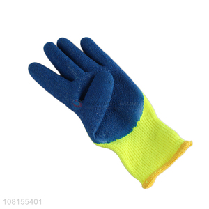 New product <em>latex</em> coated crinkle winter outdoor work <em>gloves</em>