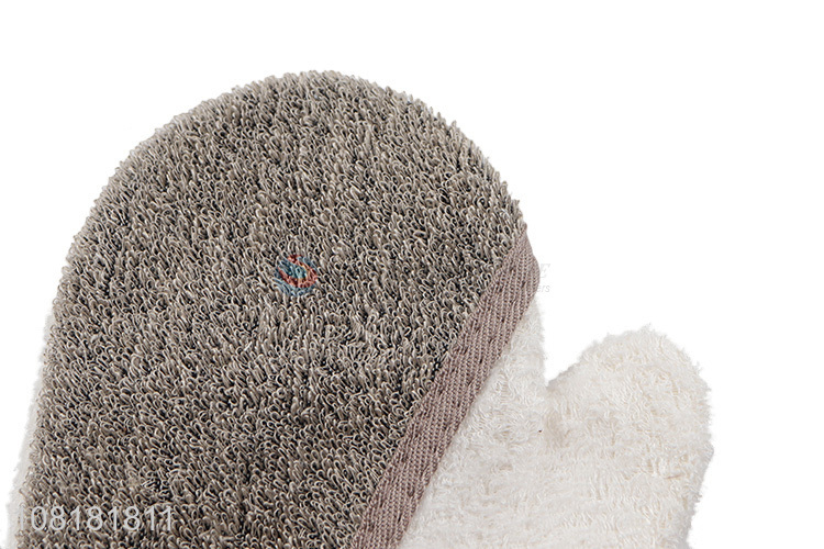 China factory remove dead skin shower bath gloves with top quality