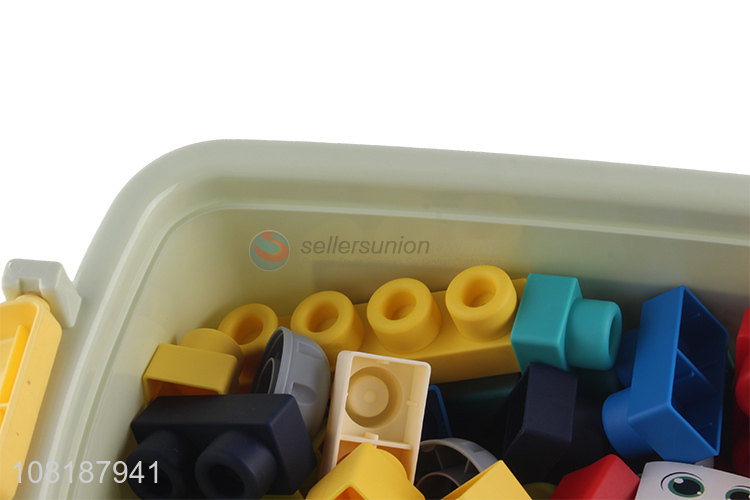 Top products colourful learning diy soft building blocks